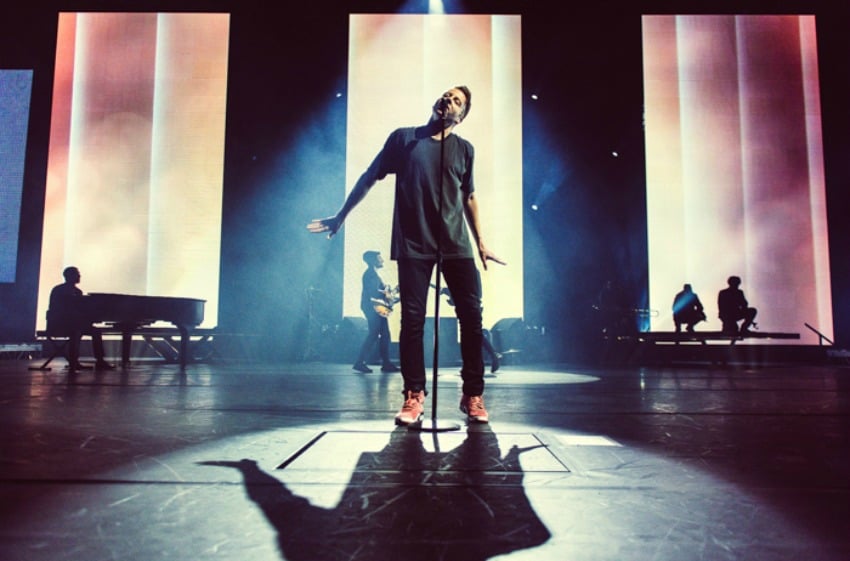 Macklemore performing in Zurich on Mar. 29, 2016.