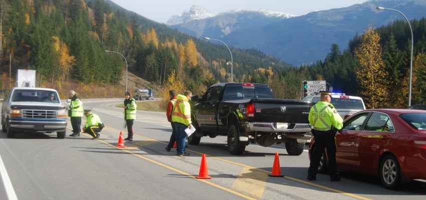 In October 2015, RCMP conducted  "shift into winter" check stops to ensure drivers had the proper snow tires.