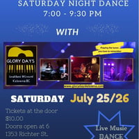 Saturday Night Dance - music by Glory Days