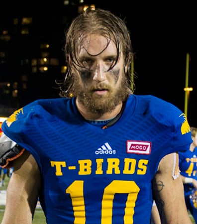 <who>Photo Credit: Richard Lam/UBC Athletics </who>Taylor Loffler drafted 19th overall by the Winnipeg Blue Bombers.