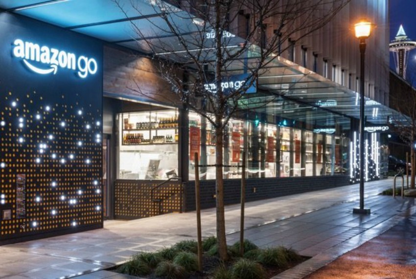 Amazon Go's cashierless grocery store in Seattle opened to customers on Monday, Jan. 22.