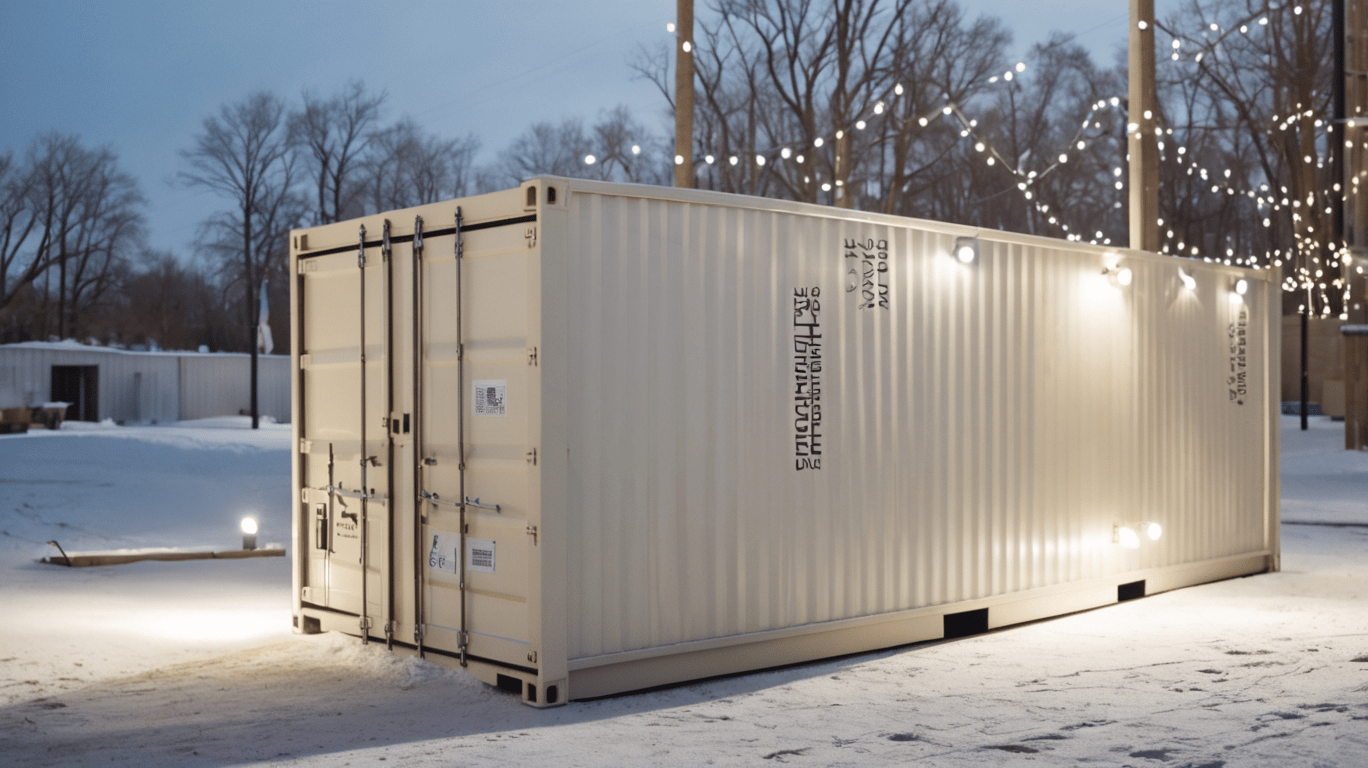 How to Place a Shipping Container