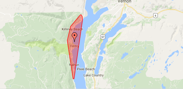 <who> Photo Credit: BC Hydro </who> The outage in Lake Country.