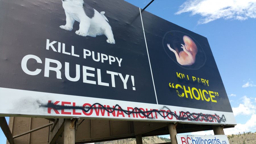 <who> Photo Credit: Contributed </who> The billboard has been targeted three times.