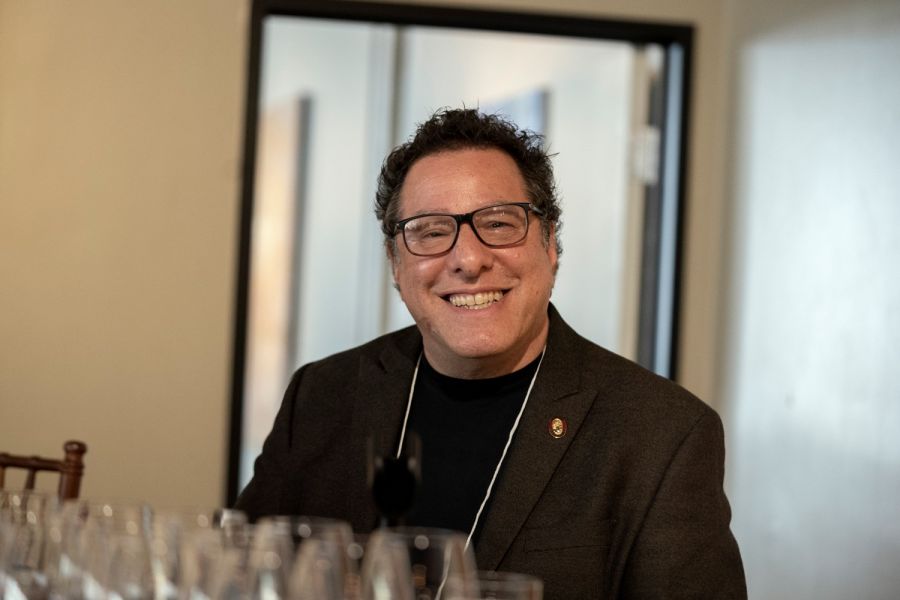 </who>Evan Goldstein, above, is a master sommelier, author and wine consultant. Below, the new 2022 Chronos Rose from Time Family of Wine in Penticton was served at the lunch where Goldstein was the keynote speaker.