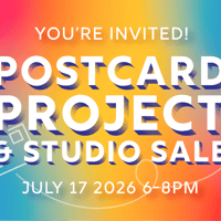 Postcard Project and Studio Sale 
