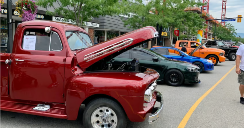Downtown Kelowna's annual car show happens this weekend