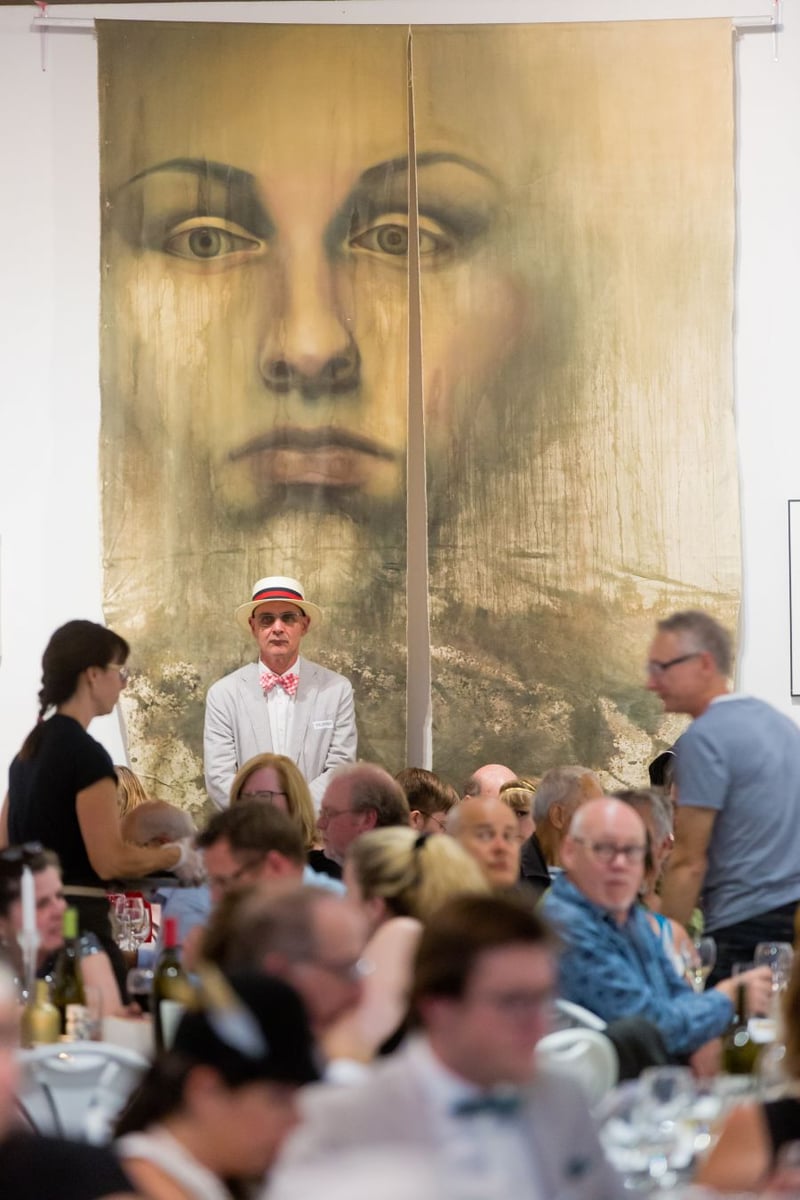 Scene from pervious Penticton Art Gallery event