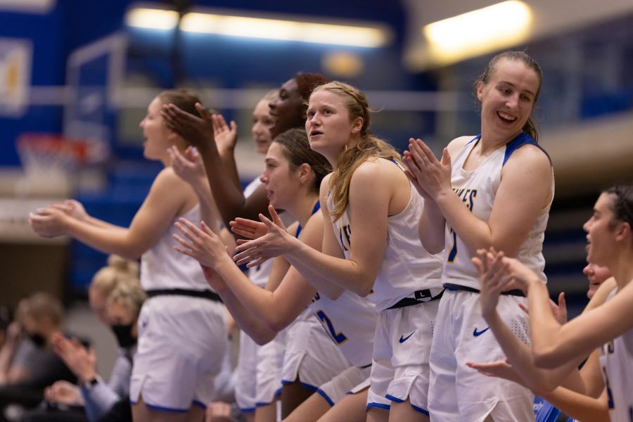 <who> Photo credit: UVic athletics govikesgo.com <who> UVic's men's and women's teams haven't played since early December. 