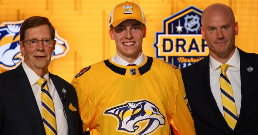 Nanaimo’s Matthew Wood taken 15th overall in 2023 NHL Entry Draft