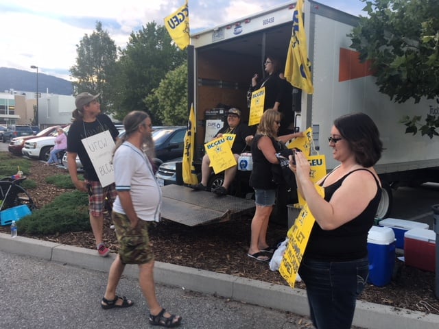 <who>Photo Credit: NowMedia </who>Until Gateway Casinos management presents a fair and adequate wage offer, the 10-week strike by almost 700 unionized workers at casinos in Penticton, Kelowna, Kamloops and Vernon will continue, says BCGEU president Stephanie Smith.