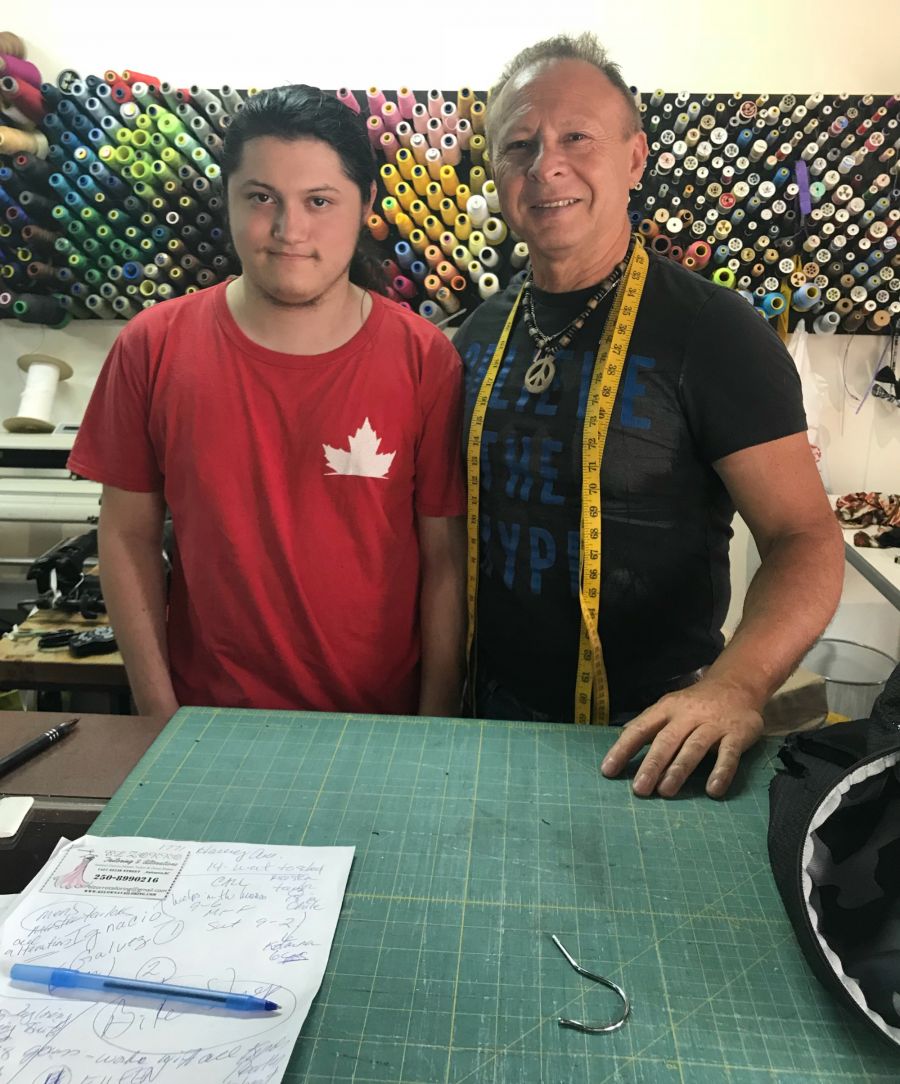 <who>Photo Credit: Contributed</who>El Zorro Tailoring - Tgnacio (L) and Samuel