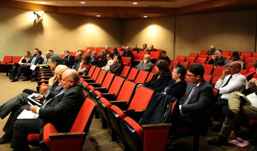 <who> Photo Credit: KelownaNow </who> About 40 people stayed to listen to the outcome on the proposed development.