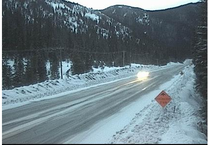 Current conditions through Allison Pass (Highway 3)