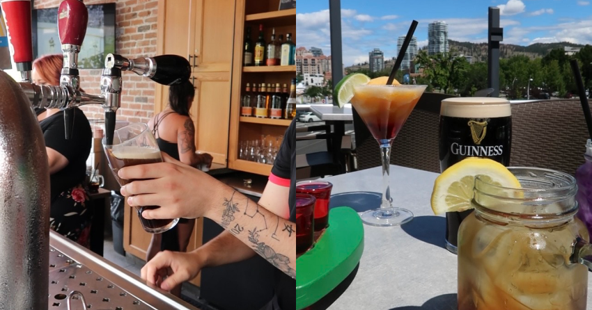 Enjoy a scenic afternoon or evening on the rooftop patio at Kelly O’Bryan’s