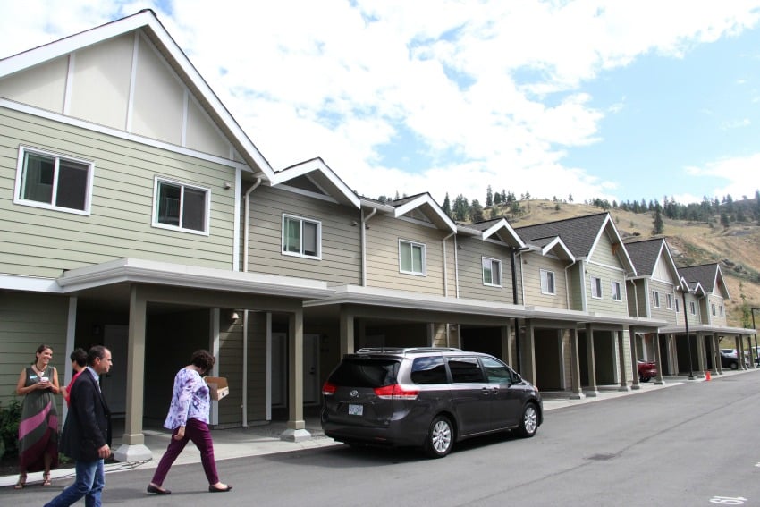 Along with the main unit, there are also 20 new townhouses for low-income families.