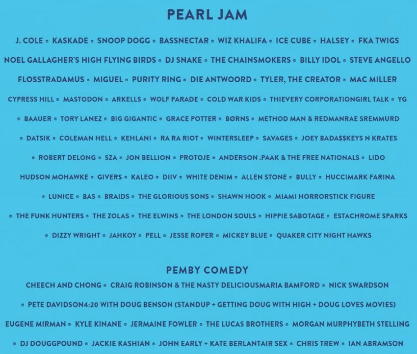<who> Photo Credit: Pemberton Music Festival </who> The full 2016 line-up.
