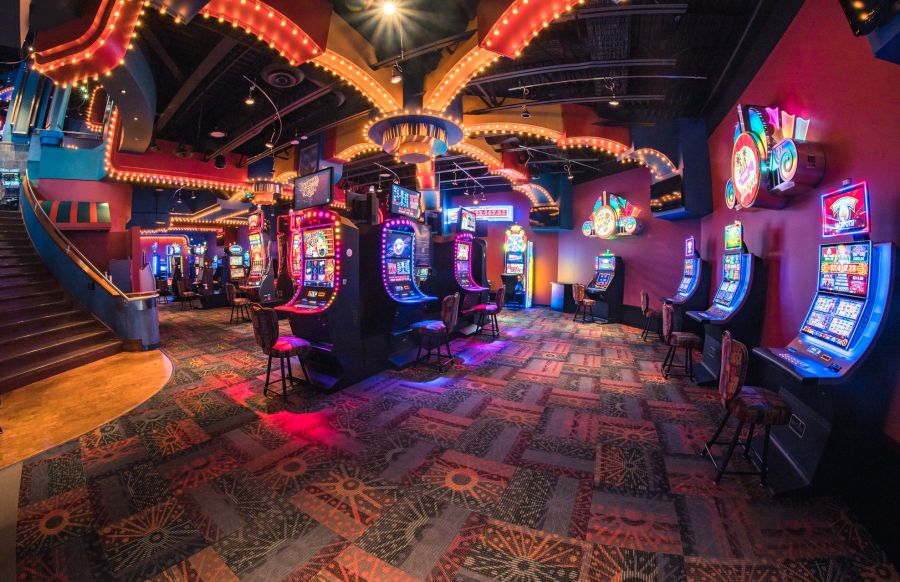 The gaming floor at Chances Casino Kelowna.