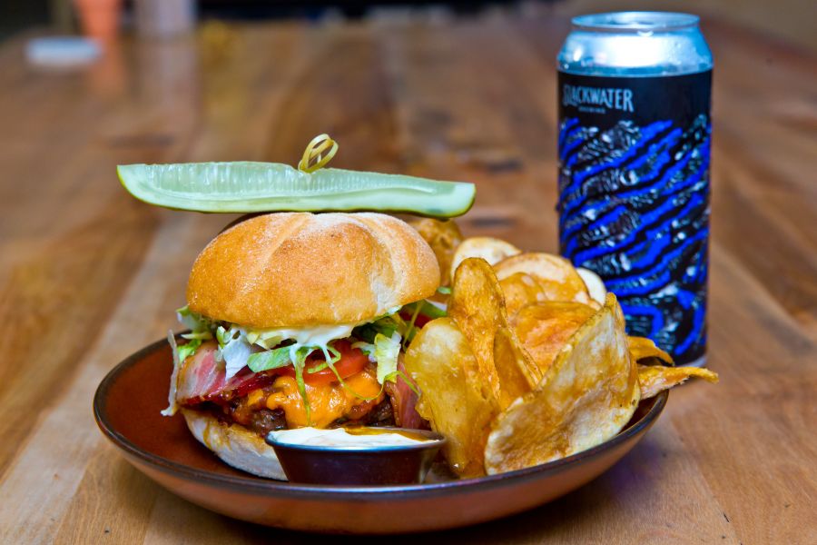 A Slackwater burger