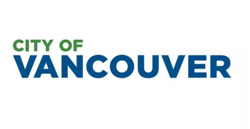 <who>Photo Credit: City of Vancouver</who>The proposed new logo.