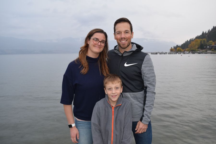 </who>Amy Bell and Jeff Overholt and their son, Tyler, 7, moved to Kelowna from Toronto on Sept. 1.