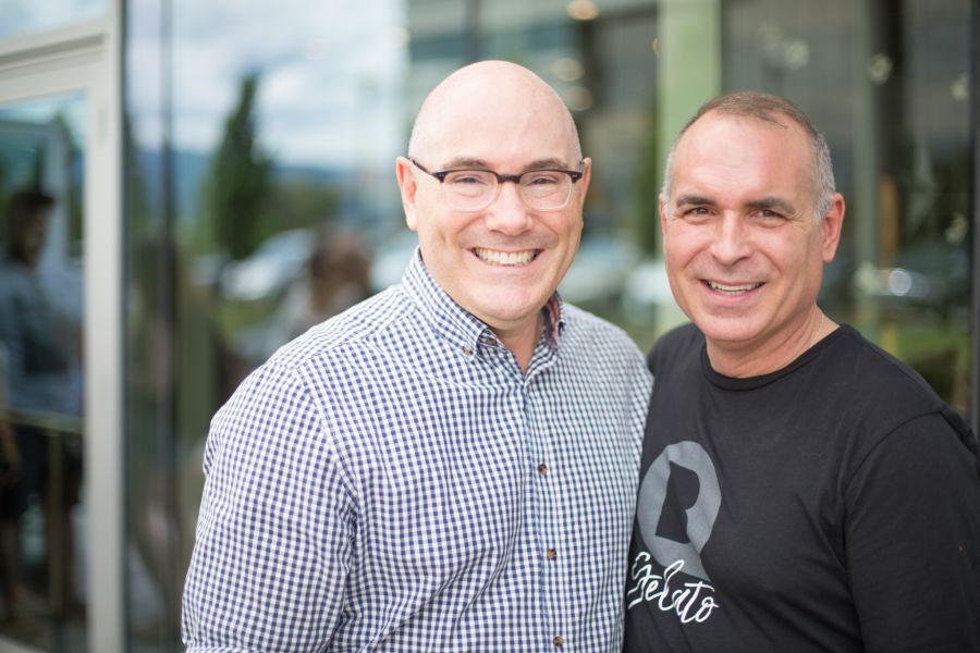 <who>Photo Credit: KelownaNow</who> Left: Victor Laderote Right: Kevin Bojda