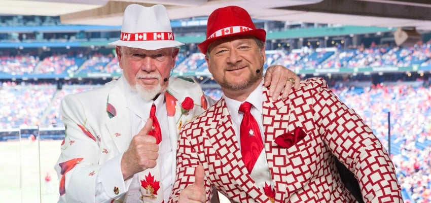 Cherry Joins Zaun at Jays Game to Celebrate Canada Day!