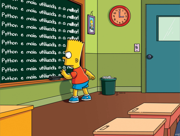 Python é mais utilizado, não a melhor!