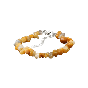 Bracciale barocco in giada gialla