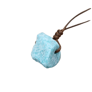 Collana con pietre di amazzonite