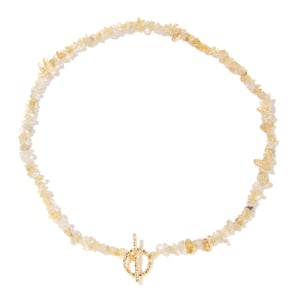 Collana di scaglie di citrino