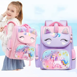 Zaino Unicorno 3D rosa