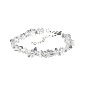 Chiusura del bracciale barocco in cristallo bianco