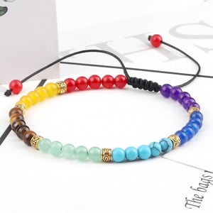 Bracciale donna 7 Chakra con piccole pietre