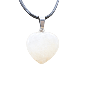 Collana con cuore di quarzo