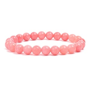 Bracciale in calcedonio rosa