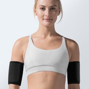 Manica sudata del braccio donna