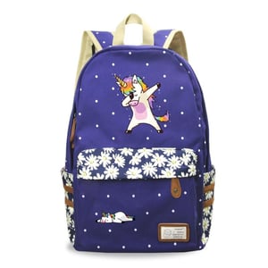 Zaino Unicorno Blu Primaria