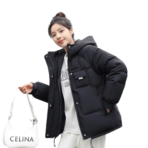 Giacca leggera militare nera donna