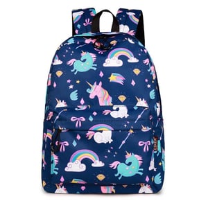 Zaino Unicorno blu scuro