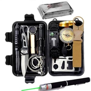 Kit di sopravvivenza di emergenza 14 in 1