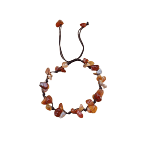 Bracciale barocco in agata rossa
