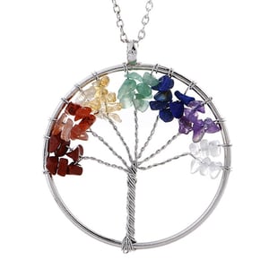 Collana dell'albero della vita dei 7 chakra