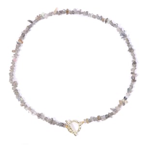 Collana con chip di labradorite