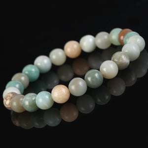 Bracciale in amazzonite 6-8 mm