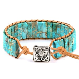Bracciale boemo in turchese