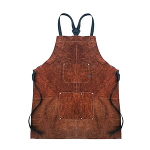 Grembiule da barbecue in pelle