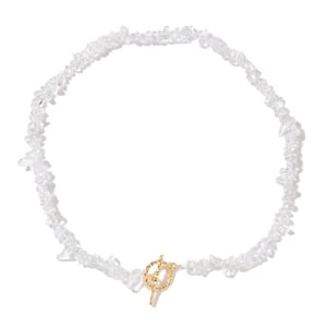 Collana con chip di quarzo