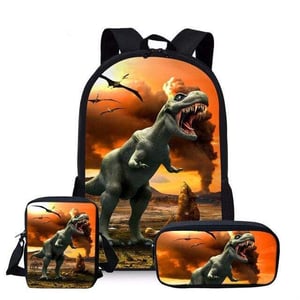Borse per dinosauri e vulcani