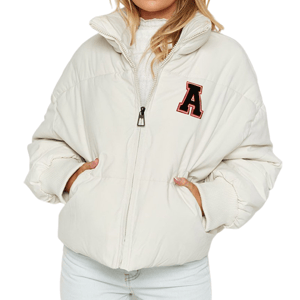 Giacca militare bianca da donna